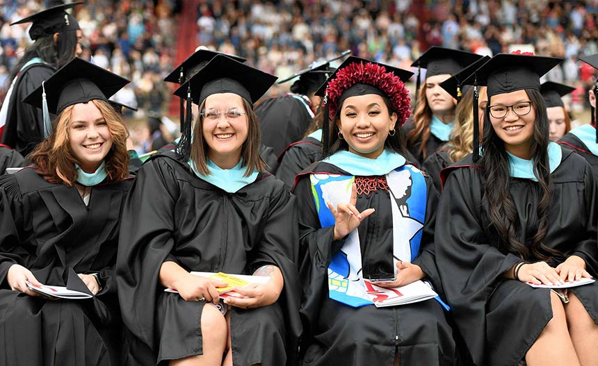 interpreting studies graduates signing i love you