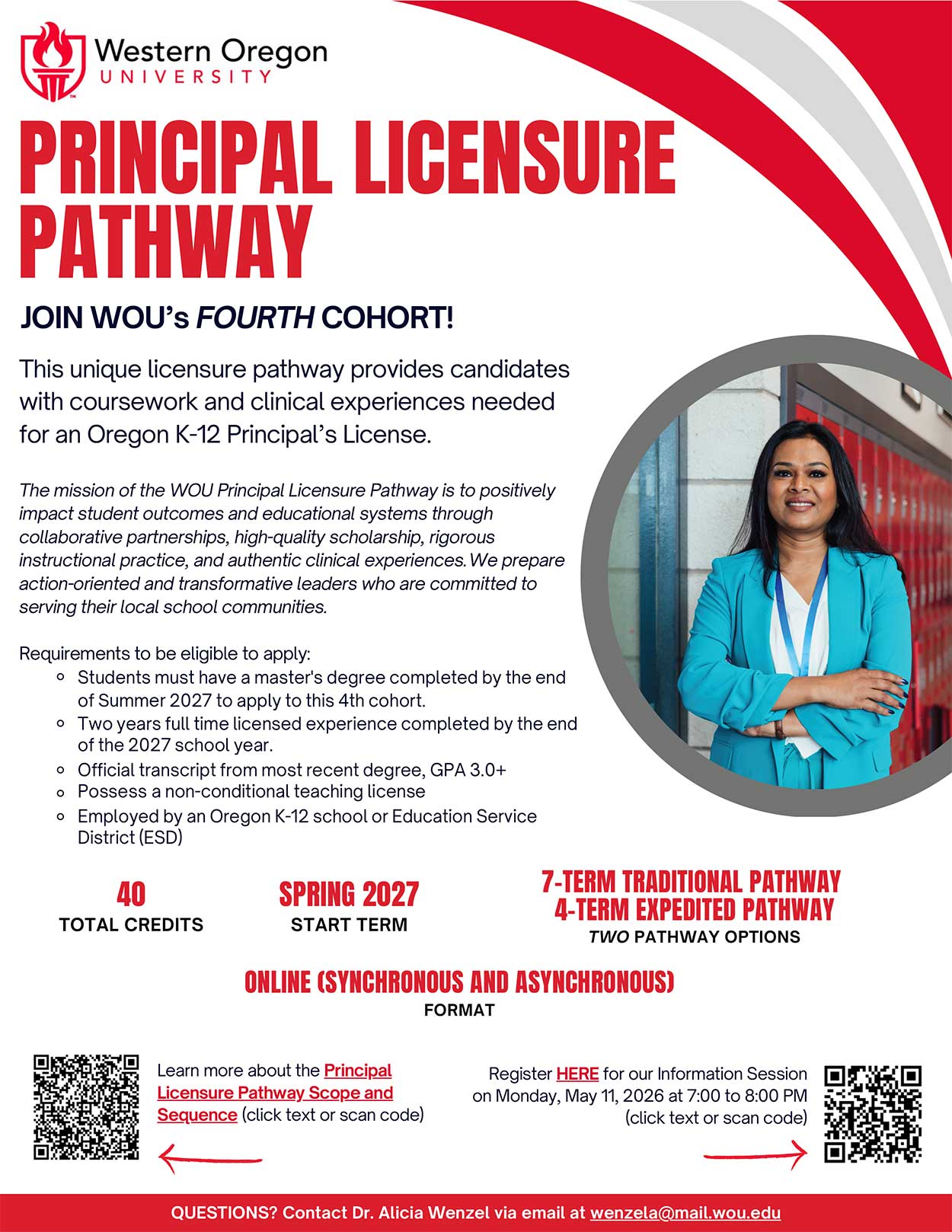 Principal Licensure Pathway Info Session May 11, 2026 at 7pm via Zoom